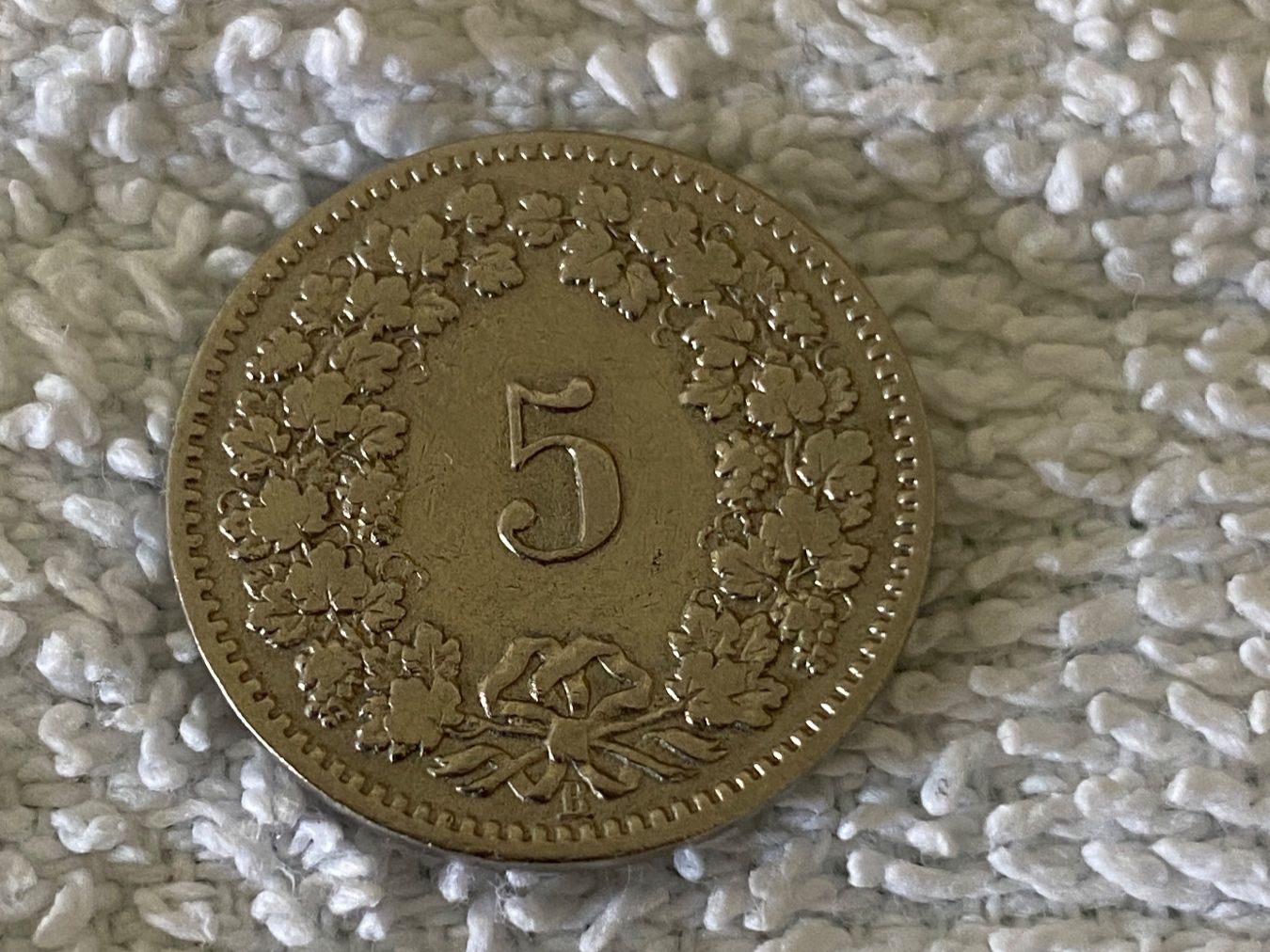Alle Münzen: 5 centimes/rappen 1897 – Gebraucht aus Nyon von Ilmi09