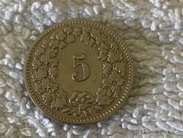 5 centimes/rappen 1897