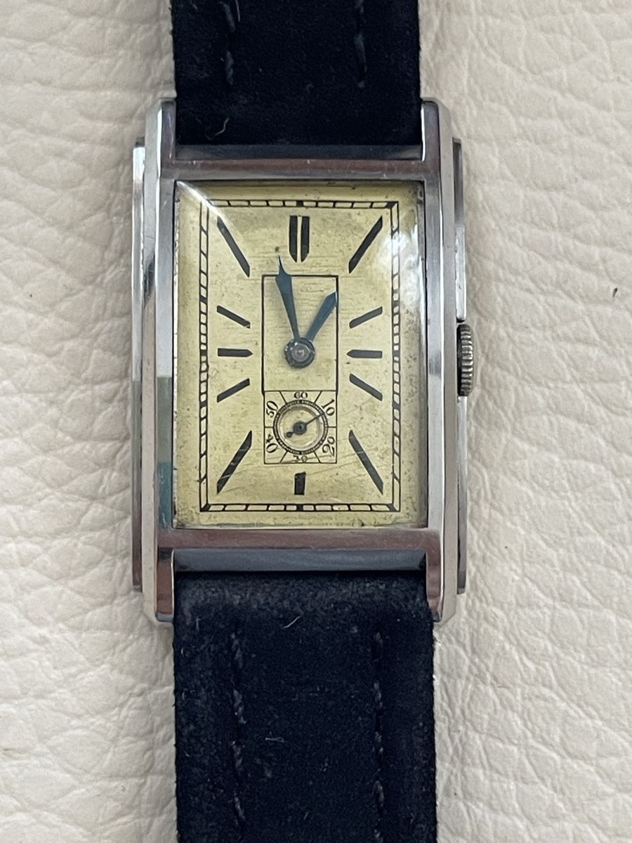 Orologi: Montre vintage Rectangulaire mécanique  – Usato da Posieux venduto da Angeles82