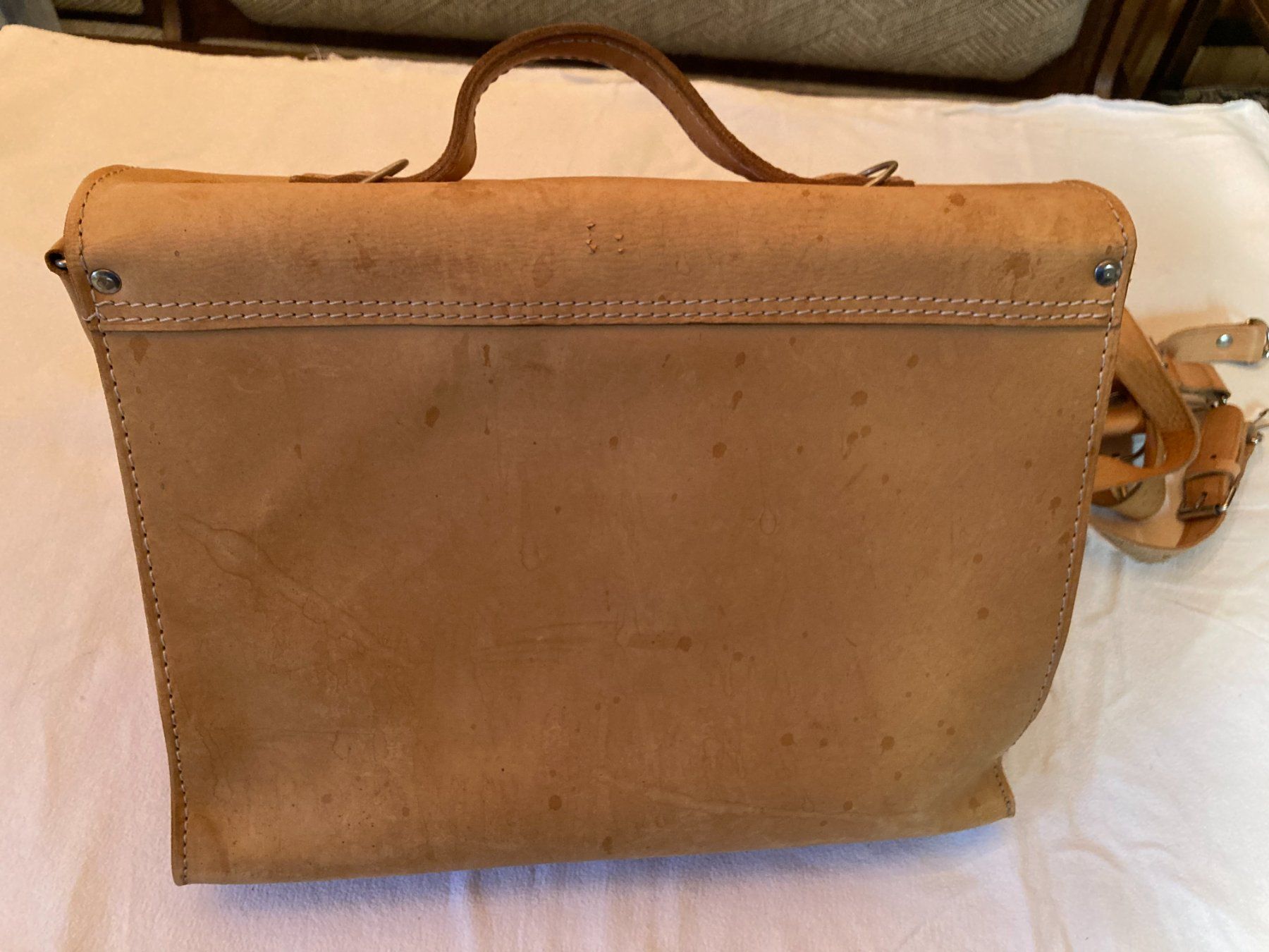 Koffer & Taschen: Leder-Mappe – Neu (gemäss Beschreibung) aus Jegenstorf von Mm2448 3