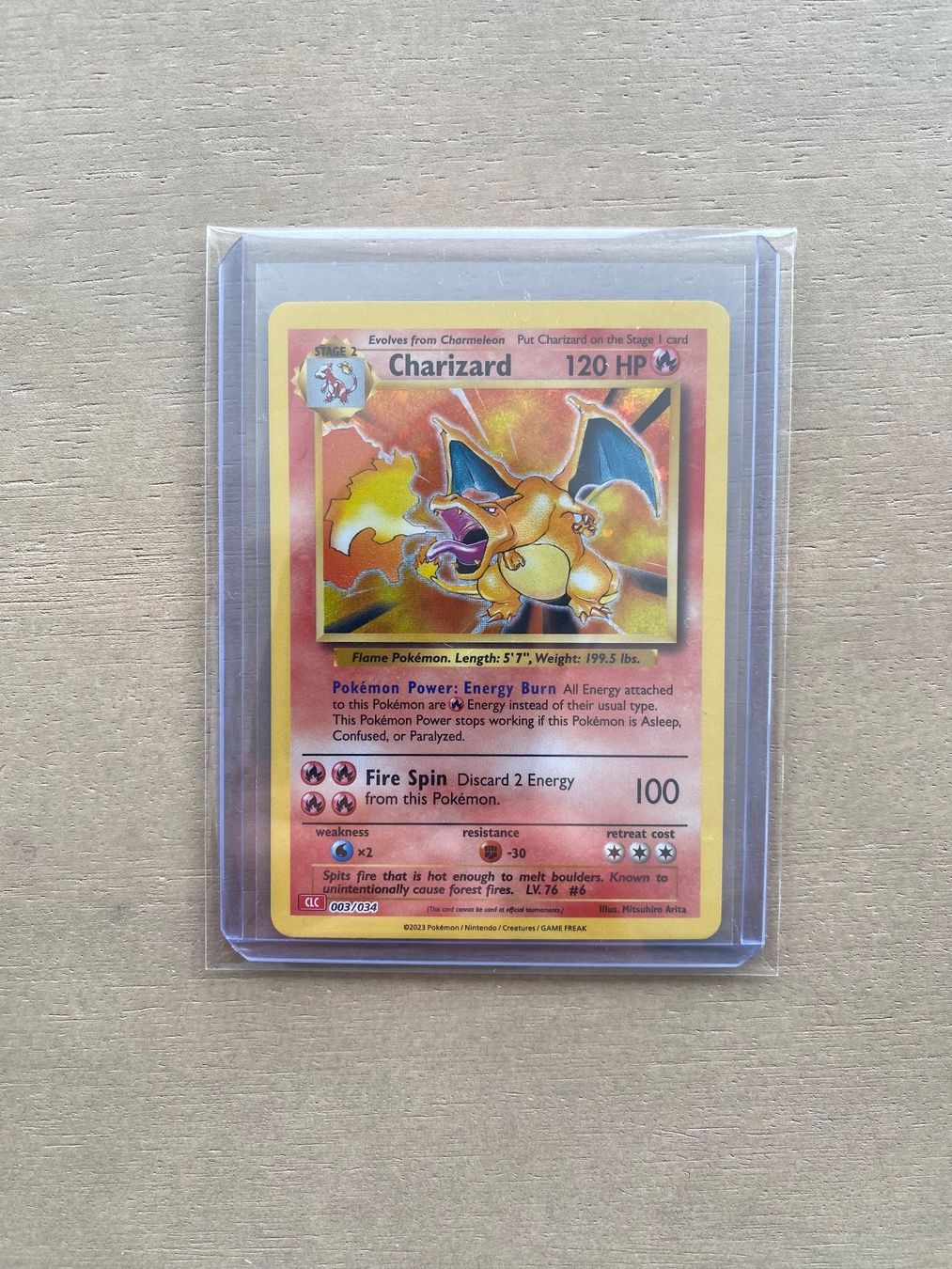 Pokémon Sammelbilder & Trading cards: Charizard #003 CLC Pokémon Classic Collection Base Reprint – Gebraucht aus Basel von  2