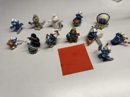 Schleich Schlümpfe Figuren Set, 12 Stück, Top Zustand!