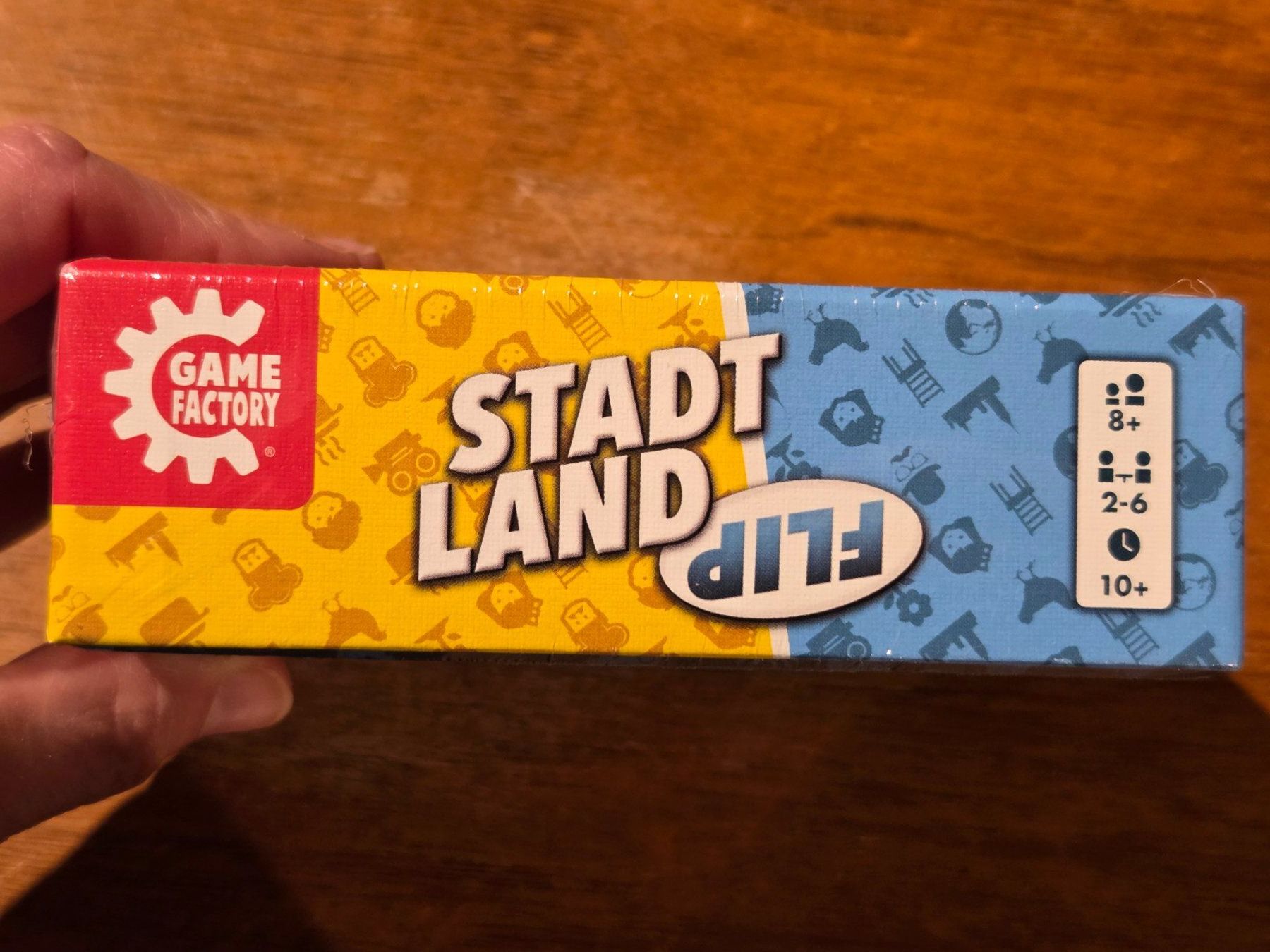 Game Factory Stadt Land Flip Late Night 10 Min Jeu De Cartes Stratégie à Prix