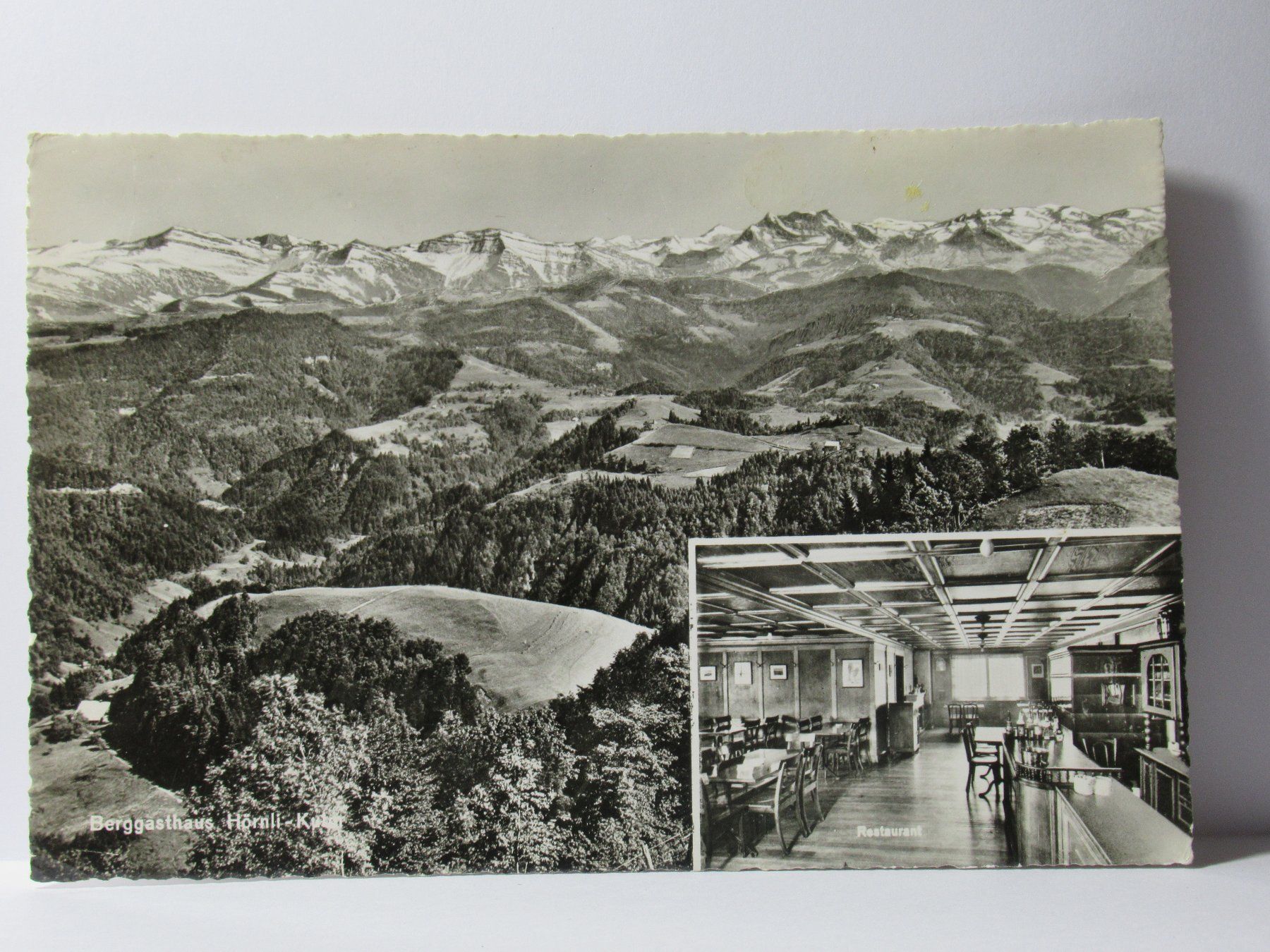 Cartoline postali: Hörnli - Kulm , Restaurant 1954 – Usato da Grenchen venduto da Bluemchen1900 1