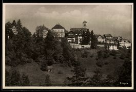 AK Trogen, Ortsansicht mit Kirche, 1937