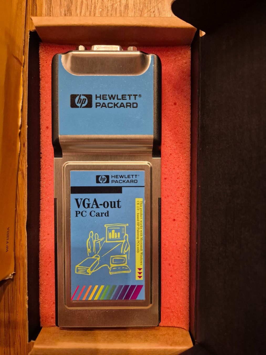 Hewlett Packard Druckerpatronen & Toner: Originale HP VGA-Out PC Card, HP 300/600 – Neu (gemäss Beschreibung) aus Winkel von Heuresis 1