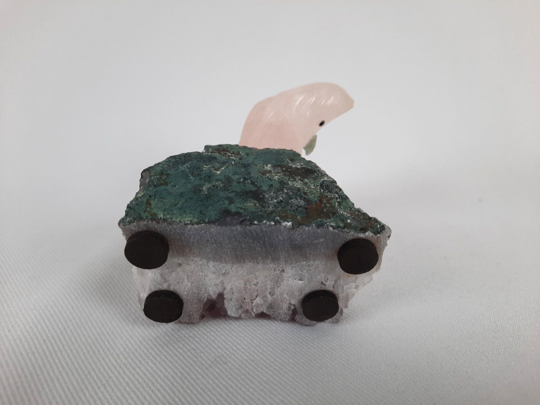 Minerali & Pietre curative: 2 Edelstein-Vögel auf Amethyst-Drusen, ca 8 cm – Usato da Beinwil am See venduto da Restwert_Beinwil 5