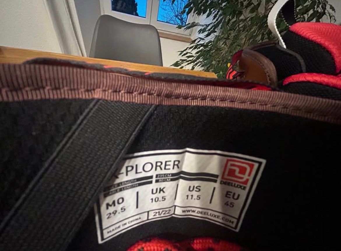 Scarpe da uomo: Boots snowboard Deeluxe x-plorer – Usato da Renan BE venduto da Niklos6 5