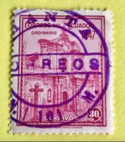 Briefmarke aus Ecuador gestempelt  Siehe Original Fotos 