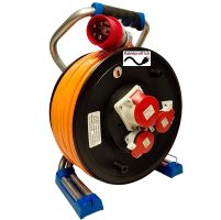 40m Pur Kabelrolle Profiline schlagfest CEE16 IP44/55 5x2,5