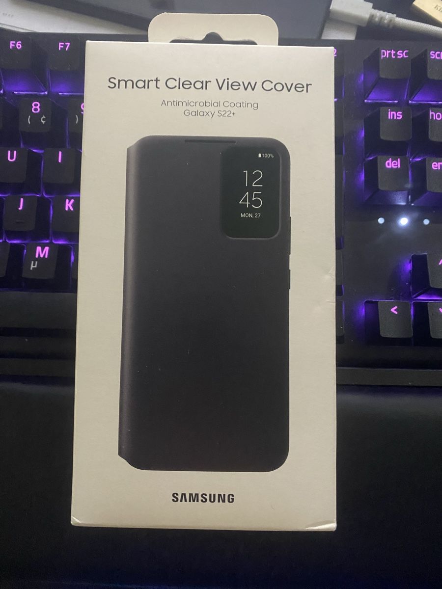 Samsung Cover & Protezioni schermo: Samsung S22+ Plus Smart View Cover Black – Nuovo e nell'imballaggio originale da Zürich venduto da Tavares2077
