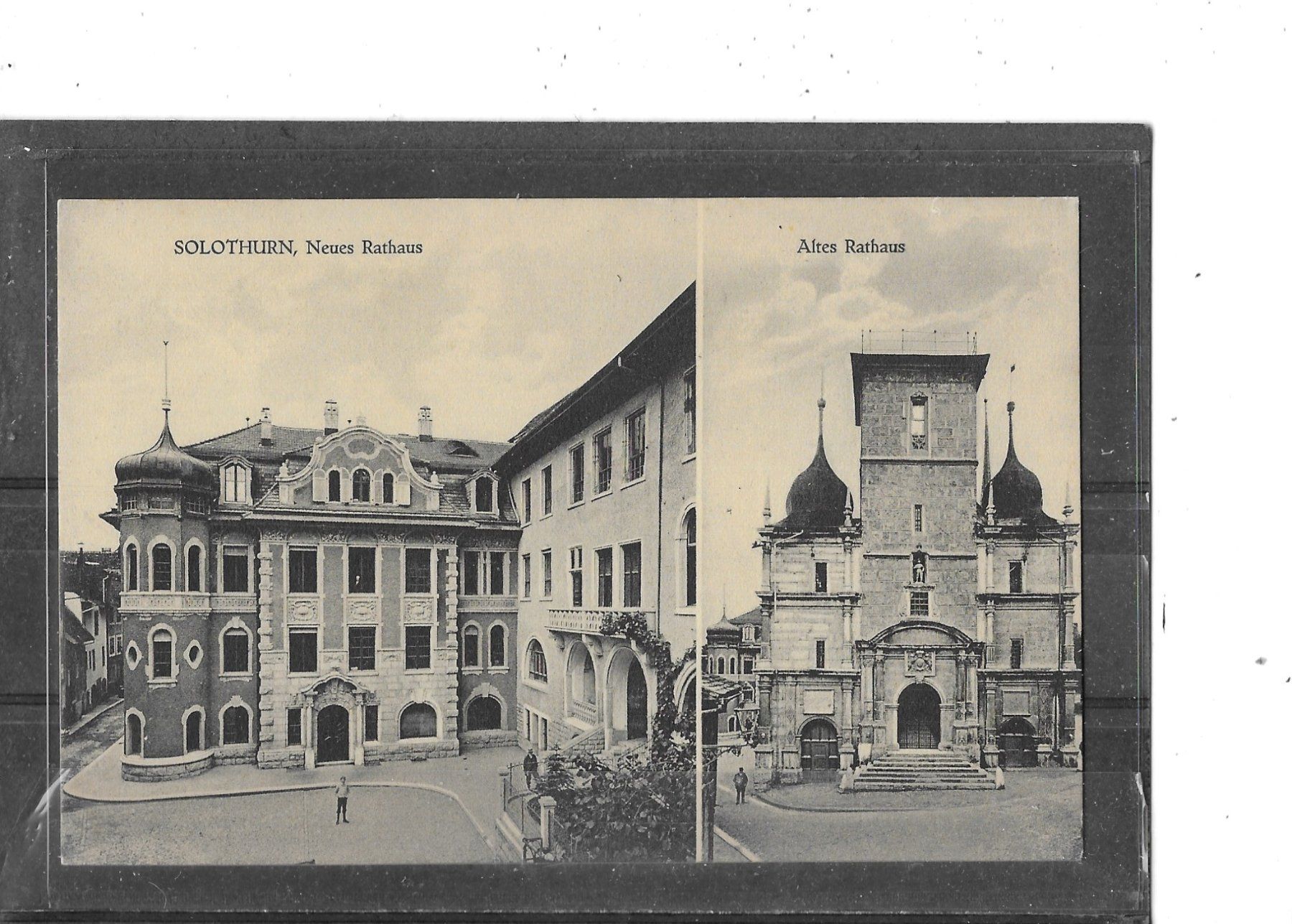 Cartoline postali: SO Solothurn Neues und altes Rathaus – Usato da Schocherswil venduto da Wilare