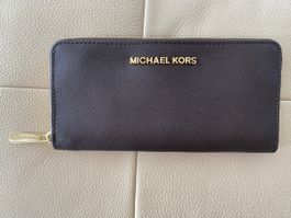 Michael Kors Portemonnaie Braun Zip Neu