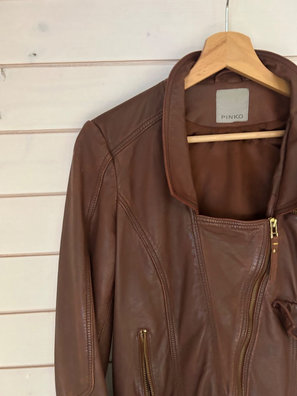Pinko Giacche: Pinko Lederjacke - Gr. 36 – Usato da Illnau venduto da Monkky 2