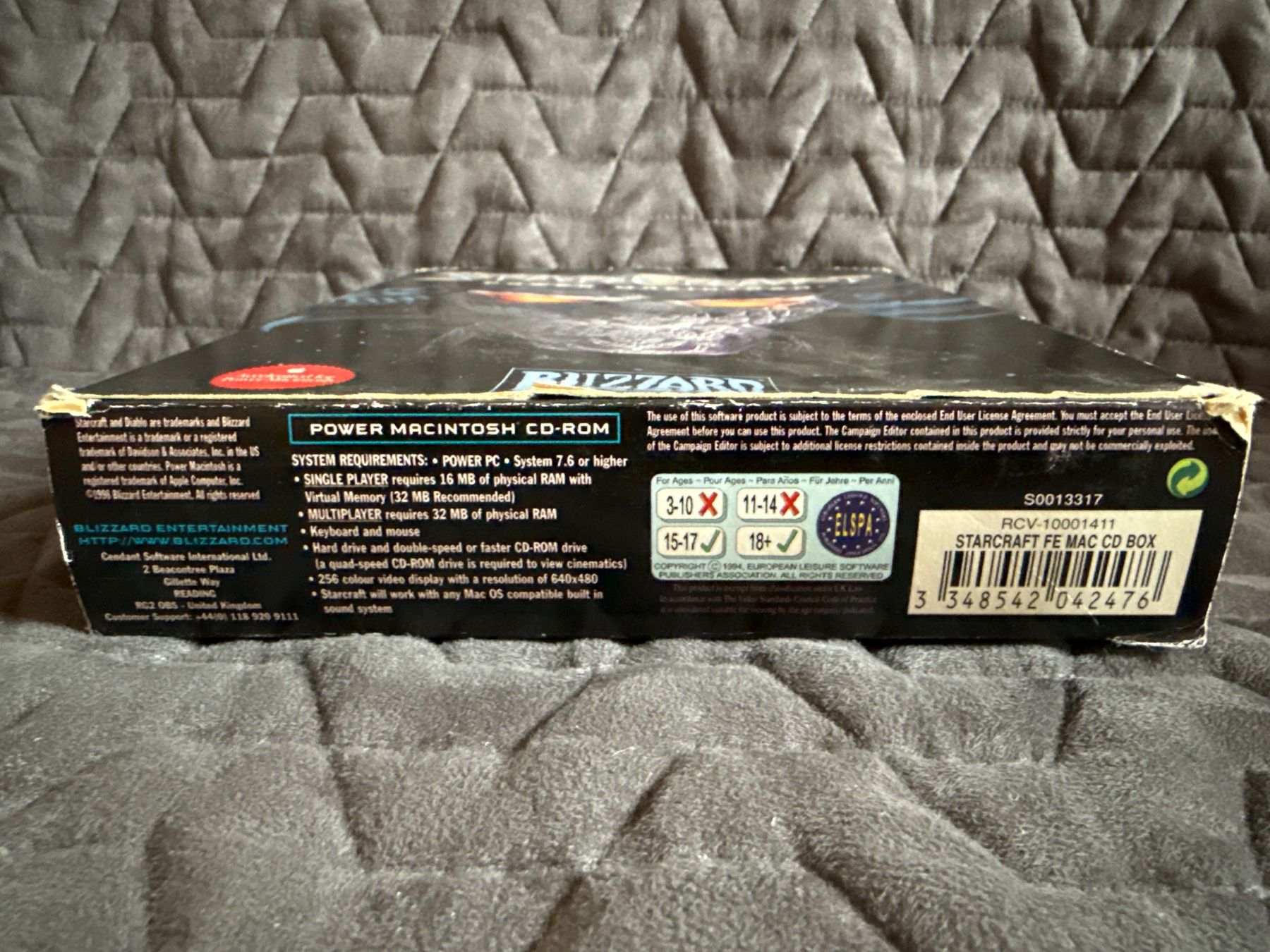 Giochi: Starcraft - Blizzard - 1998 - Macintosh - Retro gaming – Usato da Villars-Bramard venduto da dadesc 2