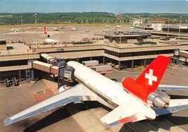Flughafen Zürich, Swissair