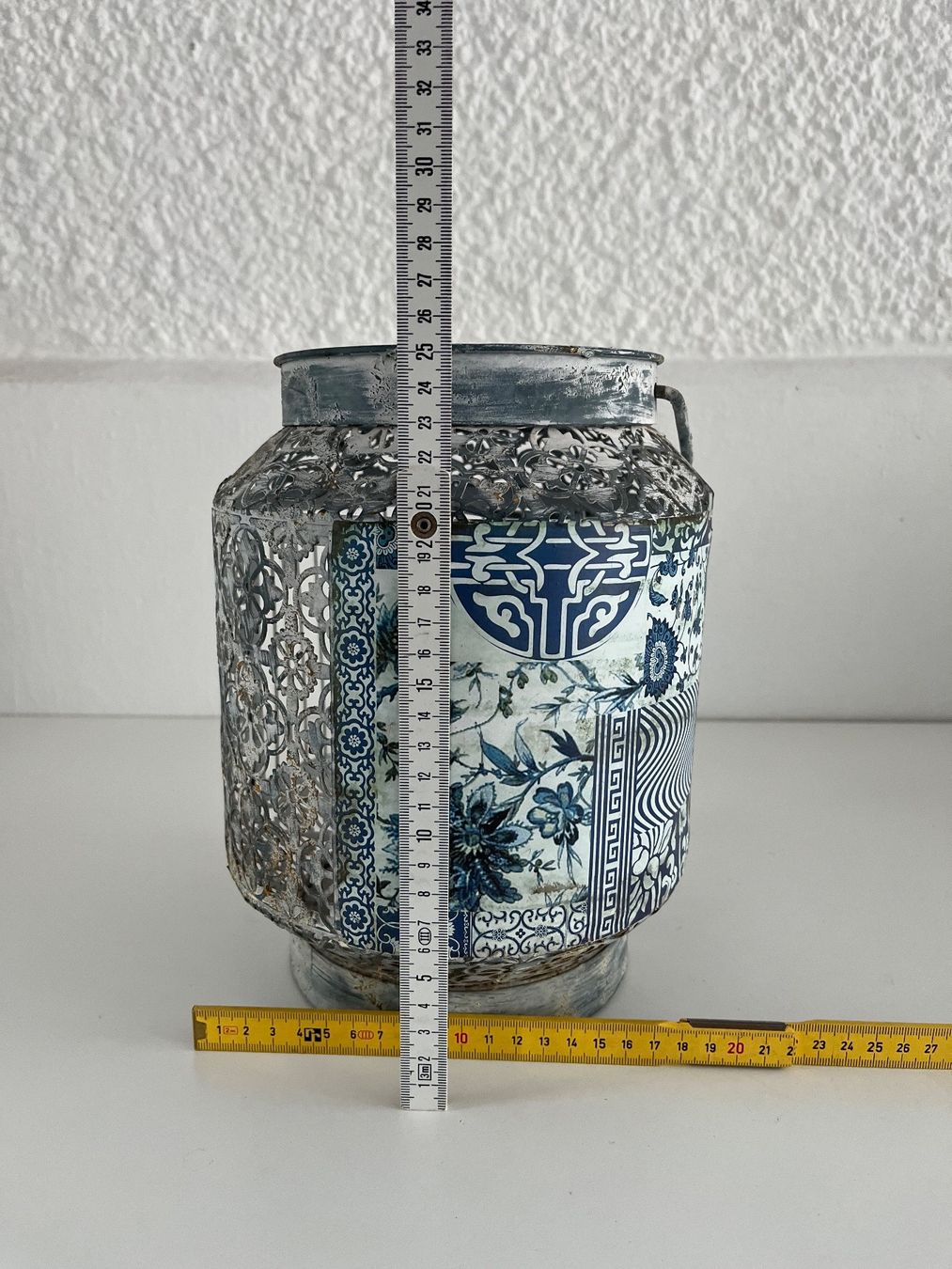 Lanterne: Laterne / Windlicht aus Metall – Usato da Wetzikon ZH venduto da seli03 5