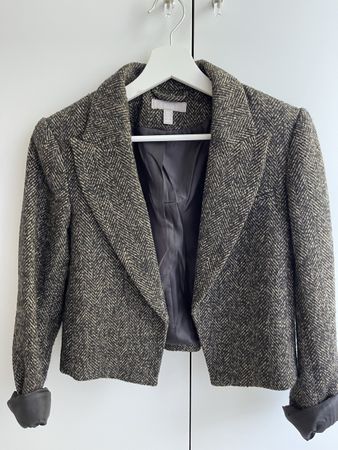 H&M Tweed Jacke, Grösse XS / 34, Kurz, Herbst/Winter Top!