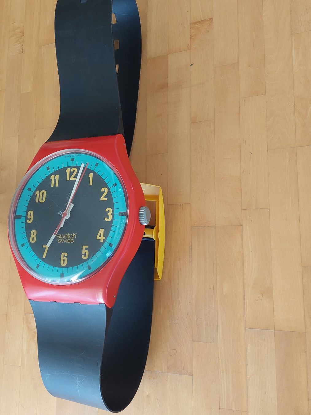 Swatch Uhren: Maxi Swatch aus den 1990er – Gebraucht aus Zürich von stofel-1