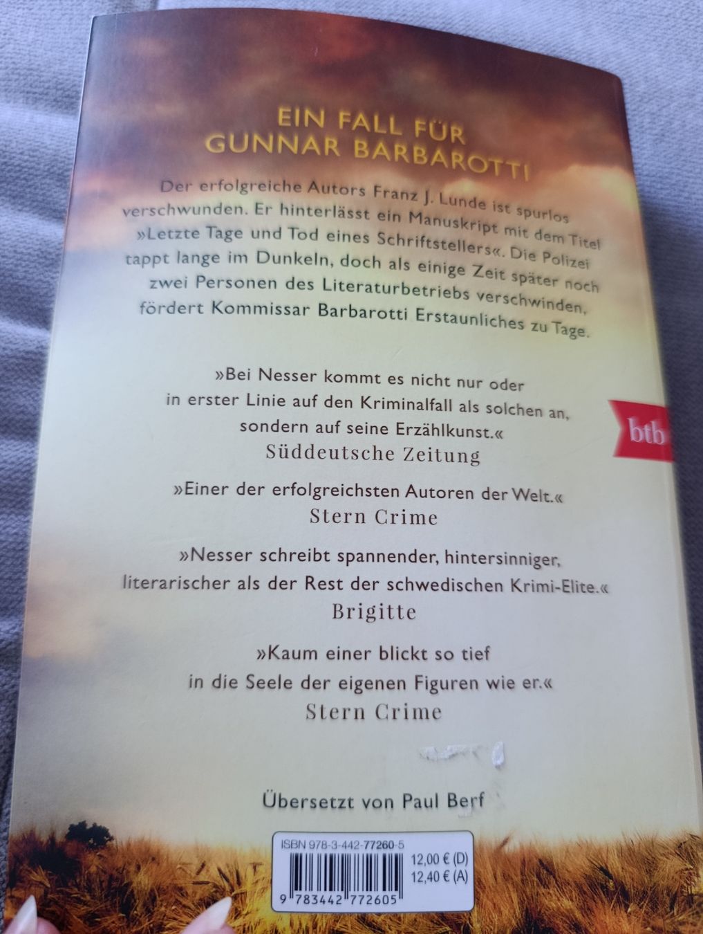 Libri: Hakan Nesser Schach unter dem Vulkan  – Usato da Bellach venduto da TORA4 1