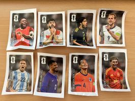 8x Coca Cola Panini Stickers World Cup