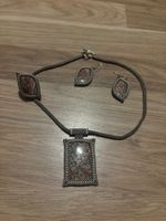 Unique piece: handmade, jasper stone, Japanese beads