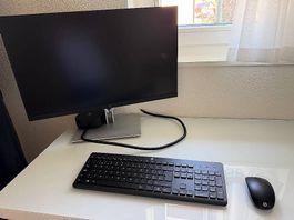 HP Monitor, Maus und Tastatur