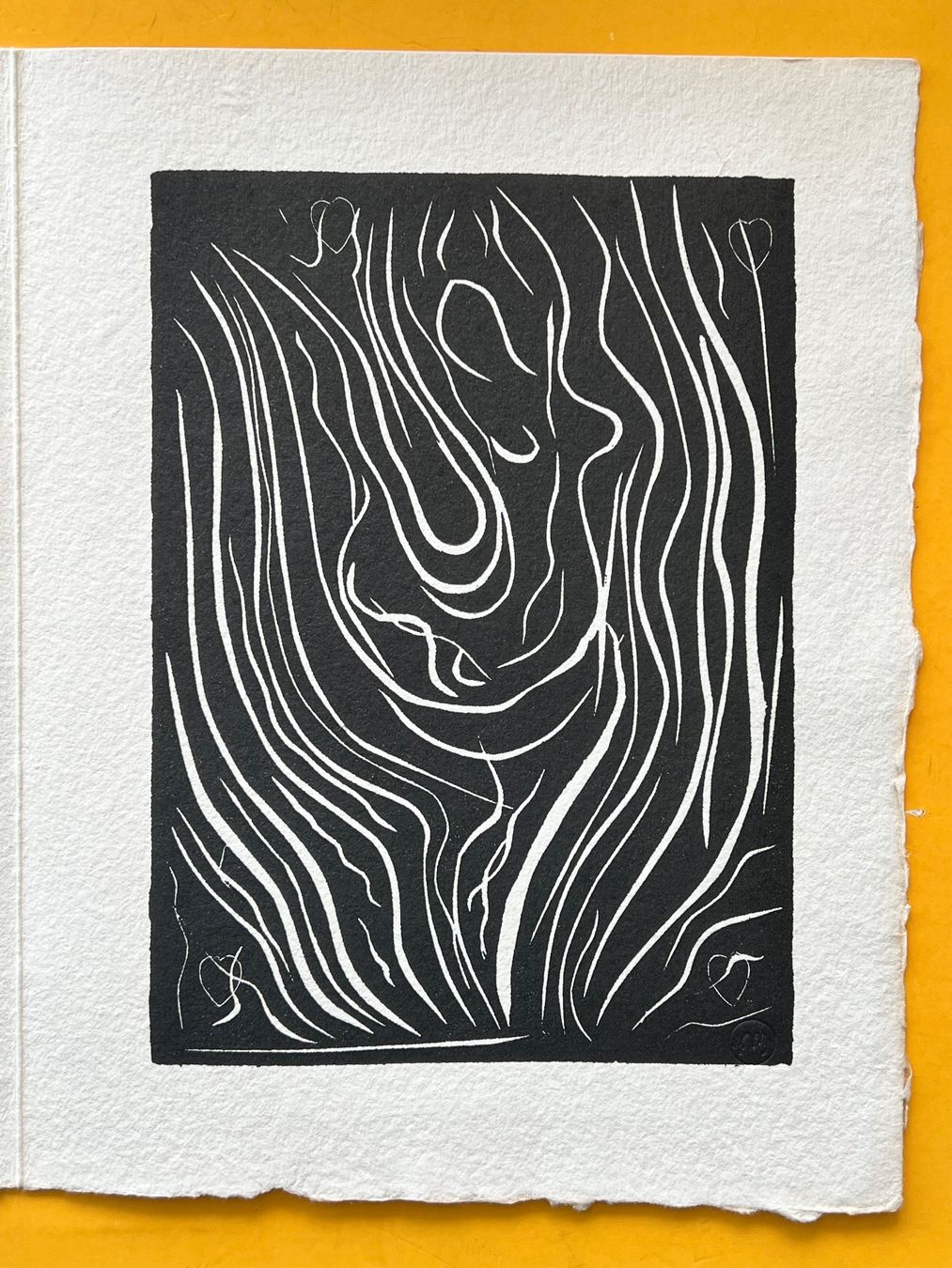 Xilografie: Henri Matisse, Linolschnitt "Danseuse" Neujahrsblatt – Usato da Adliswil venduto da bilderboerse-zuerich 1