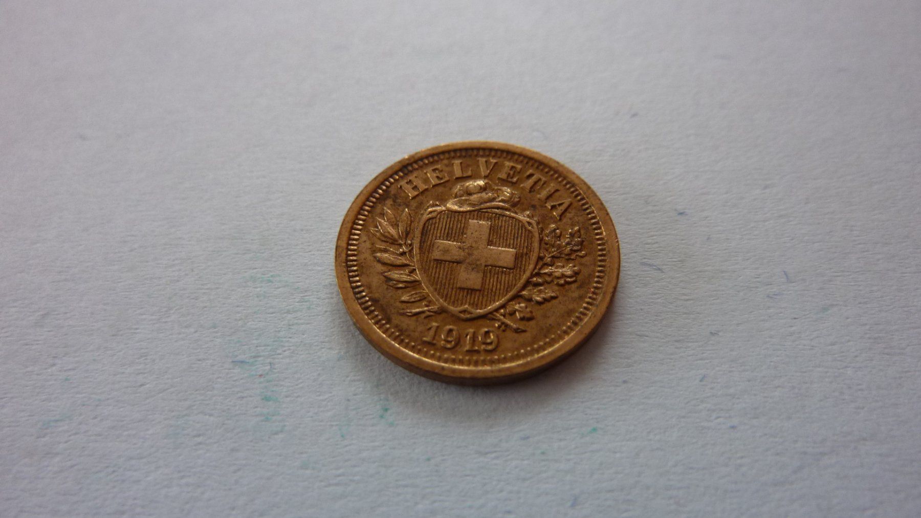 Toutes les monnaies: Uralter Einräppler 1919 , vorzüglich – Neuf (Voir description) à Birrwil par Schnaepli