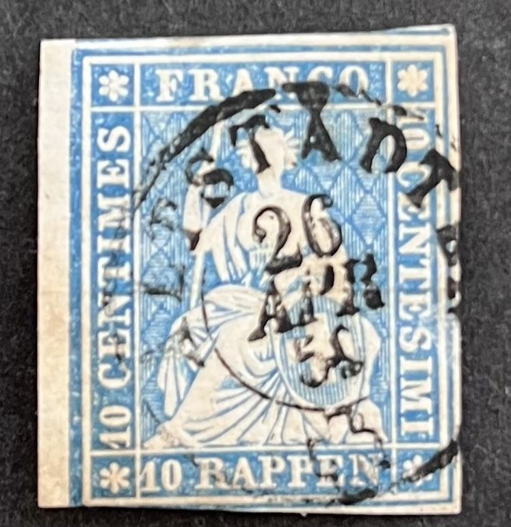 Tous les timbres: Strubel 23C Obl. Cat. 65.-  – D'occasion à Sottens par thigroux
