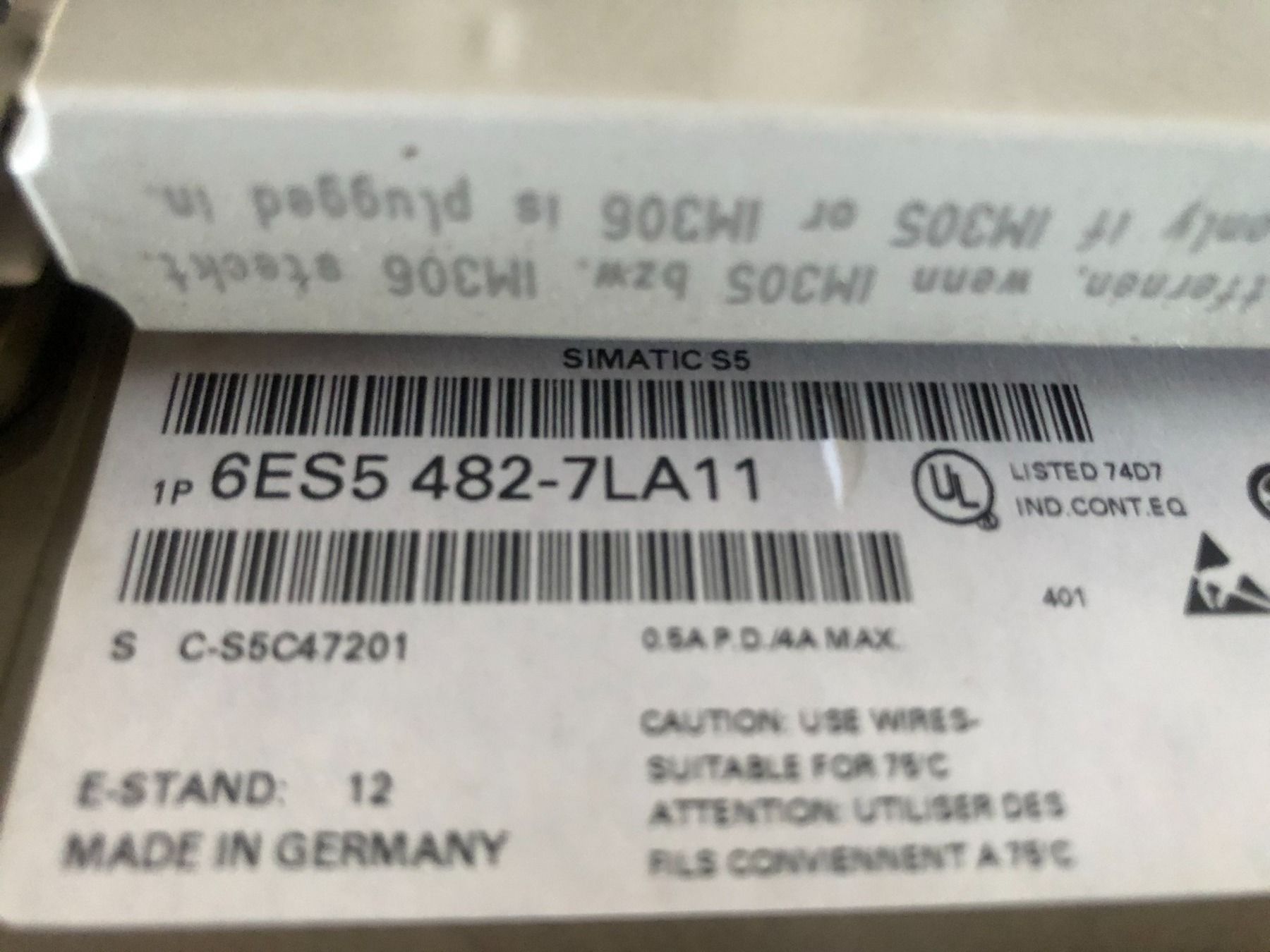 Steuerung: Siemens SIMATIC S5 Steuerungssystem – CPU 115U + E/A-Module – Gebraucht aus Appenzell von OcclineGmbH 5
