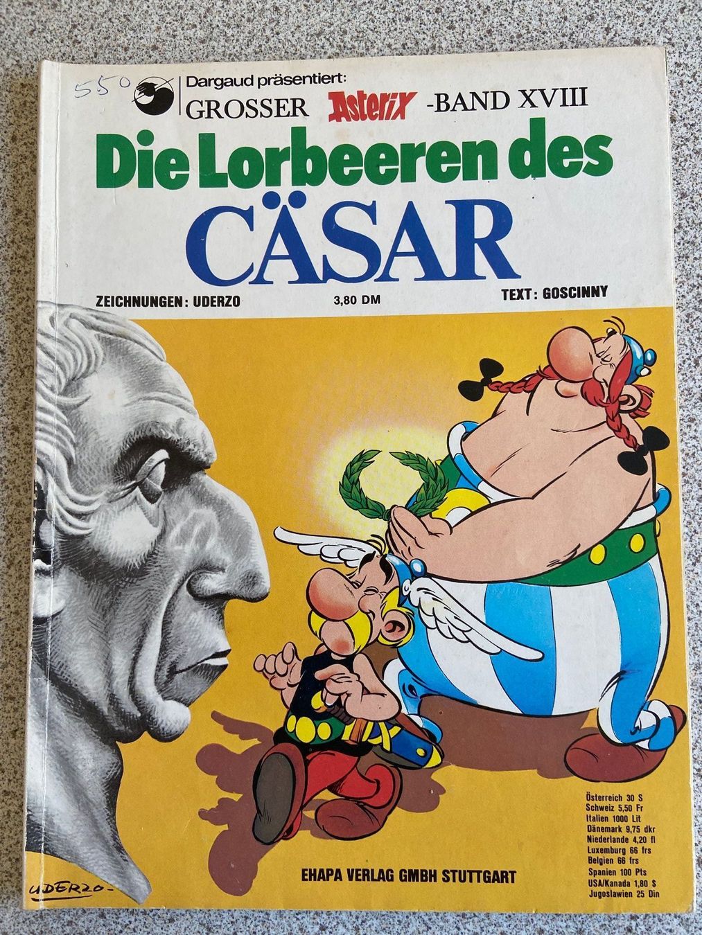 Fumetti: Comic Asterix Band XVIII "Die Lorbeeren des Cäsar" – Usato da Böckten venduto da Hansi36