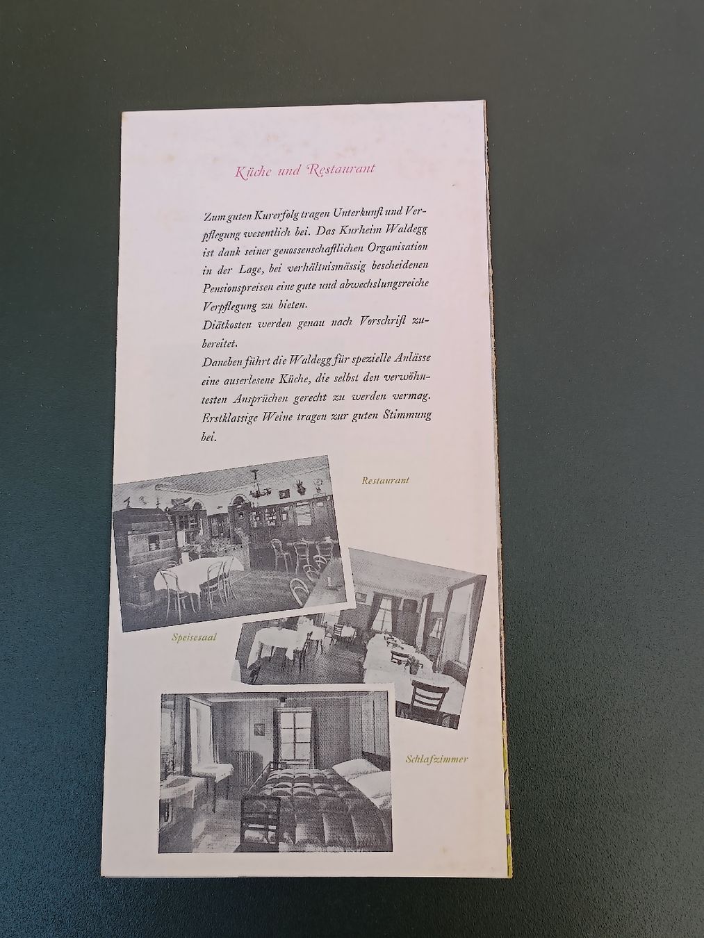 Documenti: Prospekt / Kurheim Waldegg ob Rickenbach ca. 1930 – Usato da Brugg AG venduto da Ente015 3