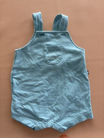 Strampler Petit Bateau hellblau, Grösse 67cm guter Zustand