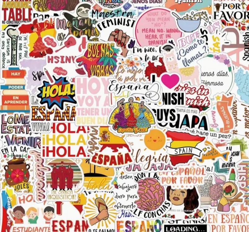 Spanien Sticker Set - Deko für Laptop, Koffer u.v.m. (Neu und ...