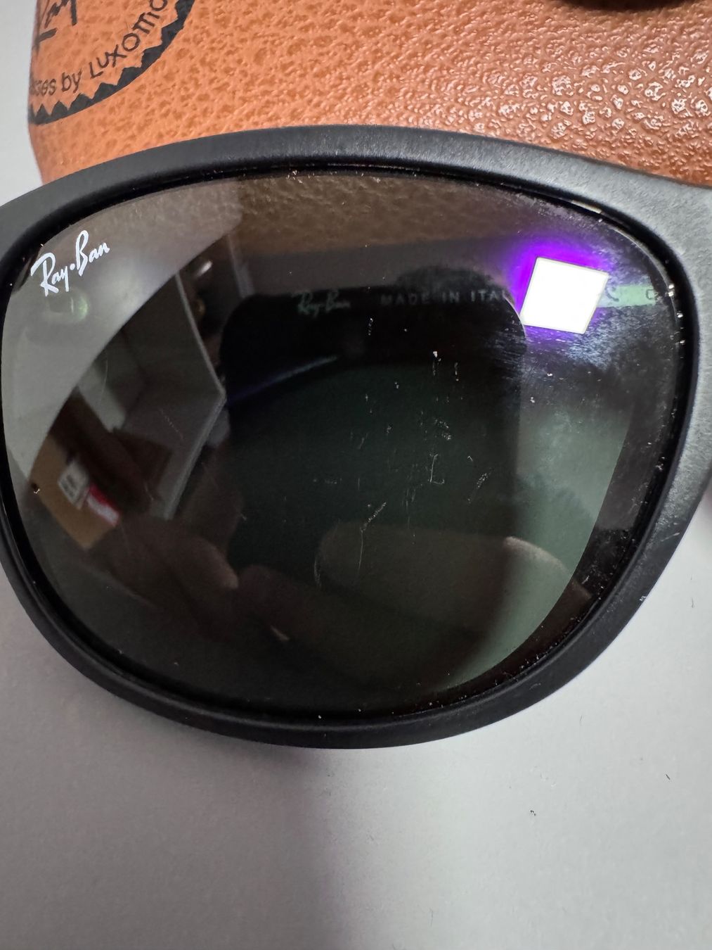 Ray-Ban Occhiali & Lenti: Ray-Ban Sonnenbrille Schwarz mit Original Etui – Nuovo (secondo la descrizione) da Zunzgen venduto da nordstern_handel 1