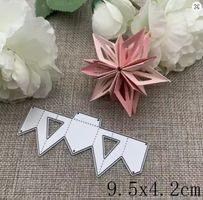 Neue Stanzschablone kleiner 3D Stern