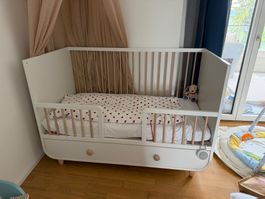 Kinderbett IKEA Myllra weiss (70x140cm)
