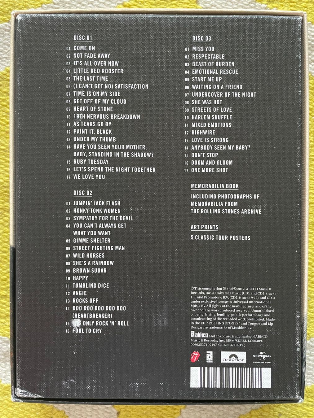 CD: ROLLING STONES-3CD BOX SET GRR! DELUXE EDITION – Usato da Rorschacherberg venduto da CD-Roli 1