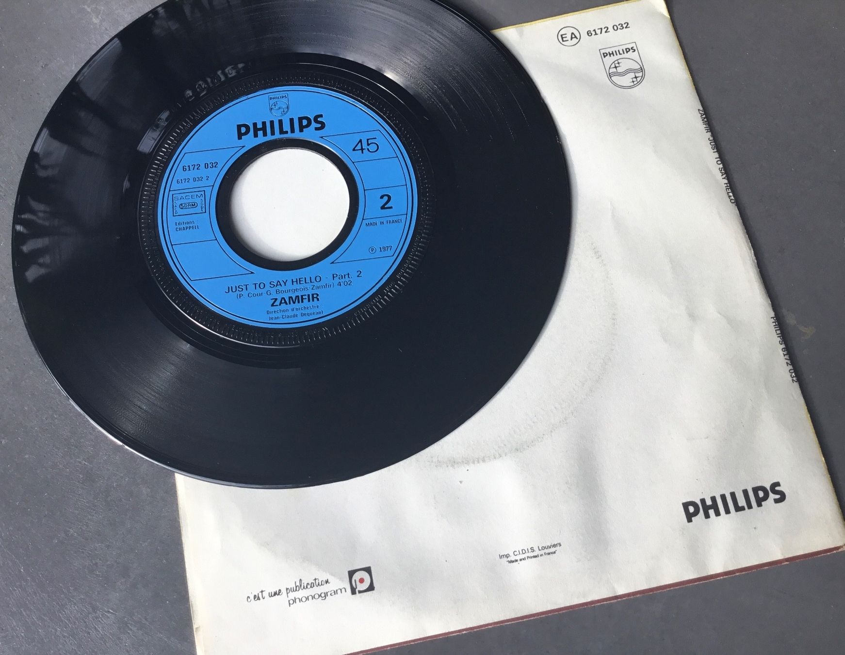Dischi in vinile: ZAMFIR | just to say hello – Usato da Eggersriet venduto da Wiese61 3