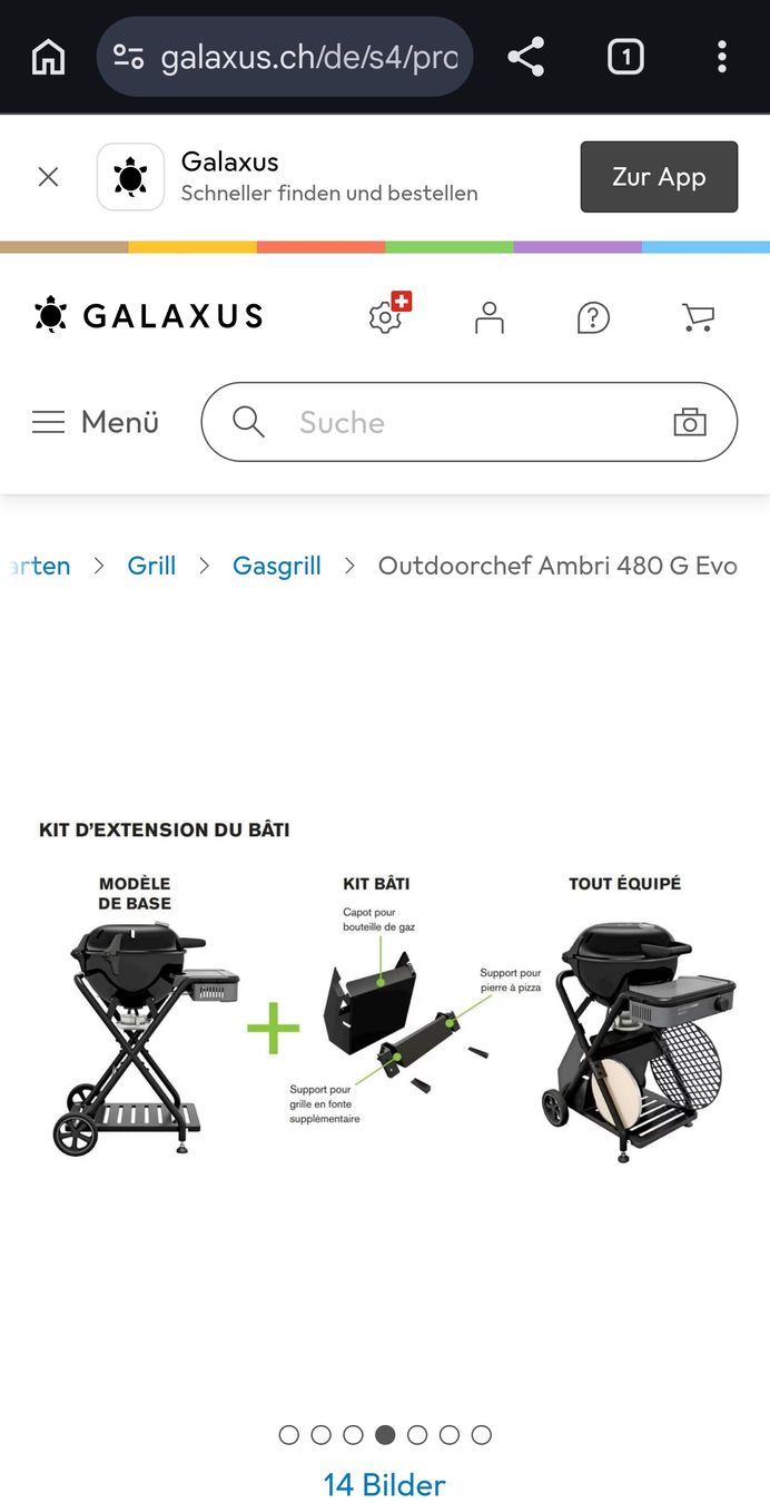 Outdoorchef Griglie: Grill Outdoorchef Ambri 480 G Evo – Nuovo (secondo la descrizione) da Oberdiessbach venduto da Suomi69 5