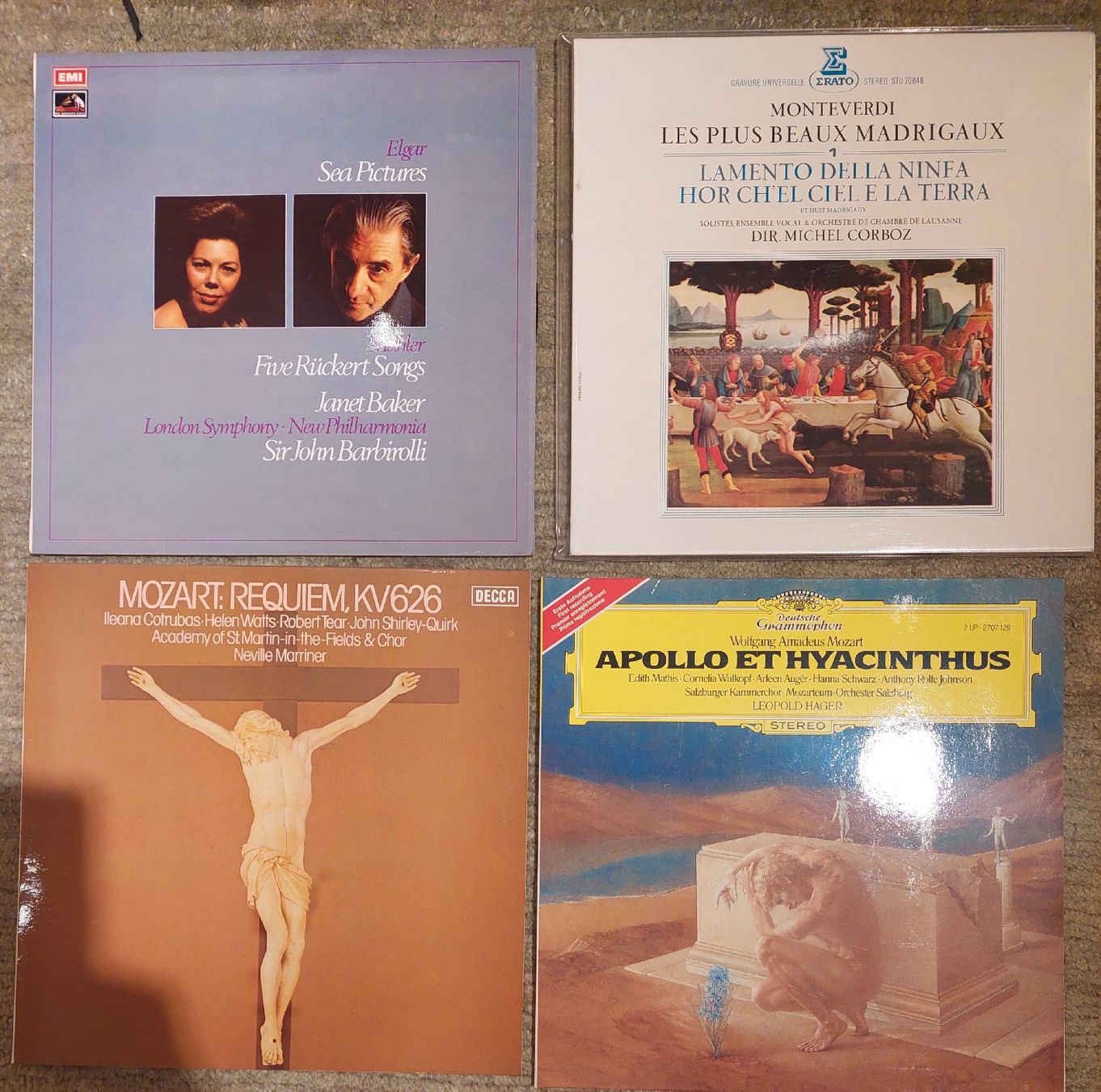 Schallplatten: 17 LPs mit Gesang, diverse Stile – Gebraucht aus Zürich von Cortin