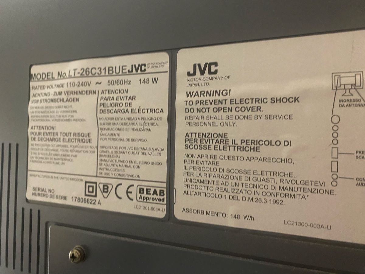 JVC Fernseher: Fernseher JVC – Gebraucht aus Seewen SZ von shaky01 4