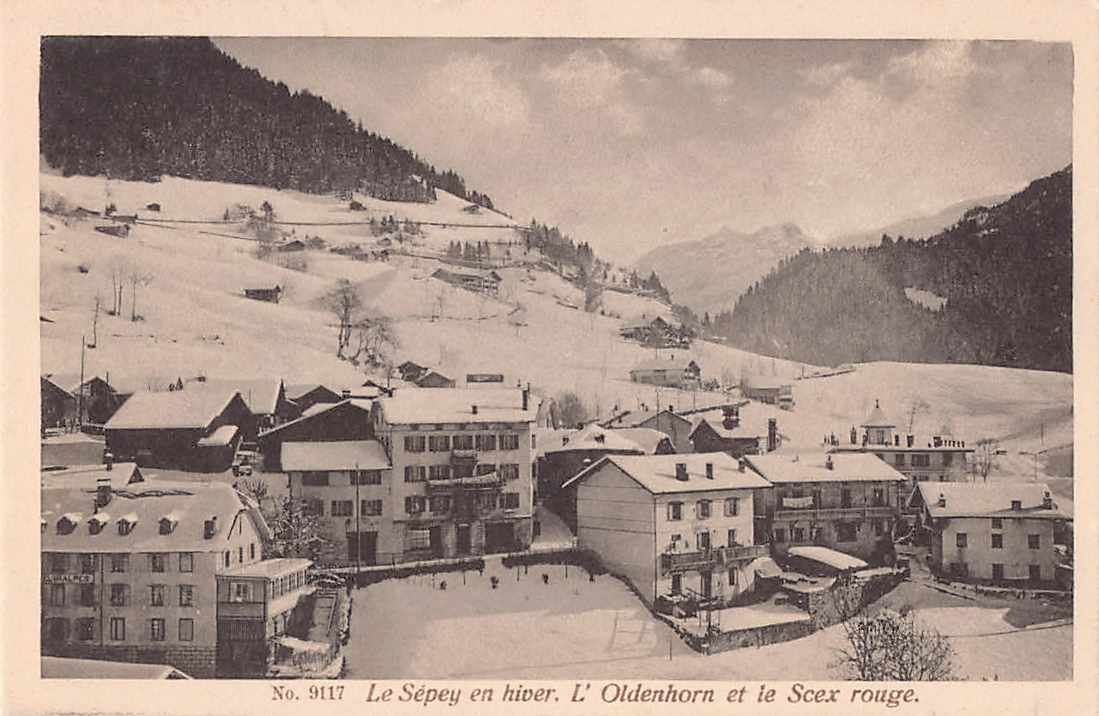 Cartoline postali: SOUVENIR de LE SEPEY en hiver 1920 – Usato da Lufingen venduto da Rac0