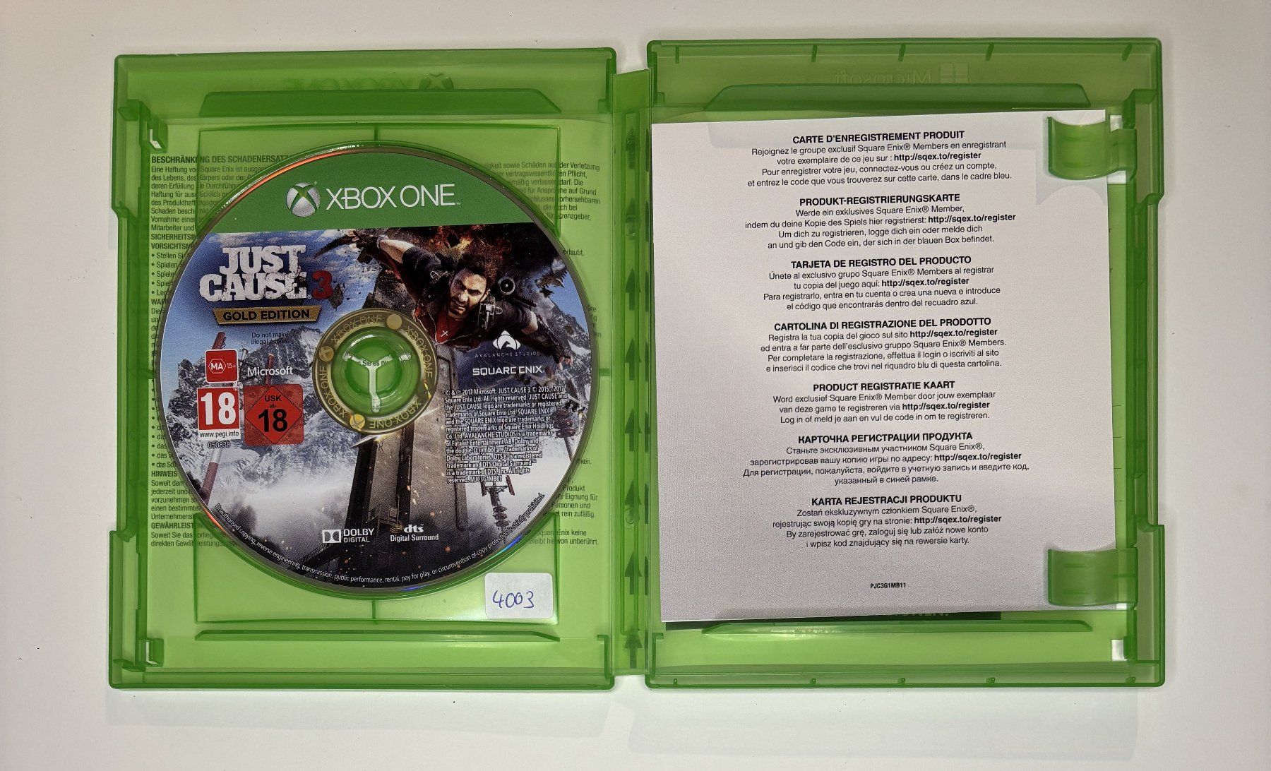 Giochi: XBOX One - Just Cause 3 – Usato da Allschwil venduto da Bullach 1