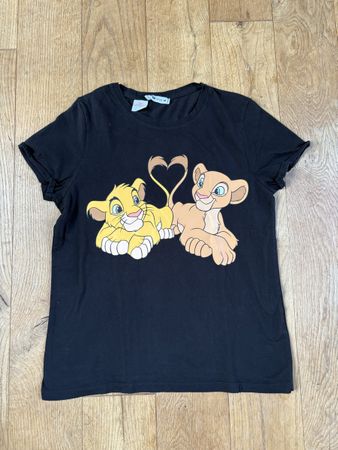 Schwarz T-Shirt Disney Der König der Löwen Grösse M 