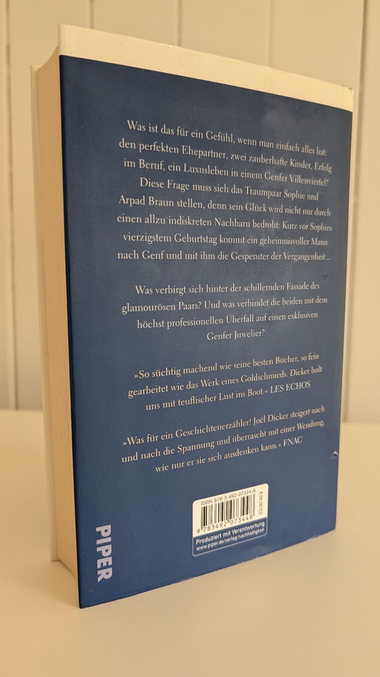Bücher: Joel Dicker - Ein ungezähmtes Tier ** Gratis Versand ** – Gebraucht aus Bergdietikon von Cultic 1