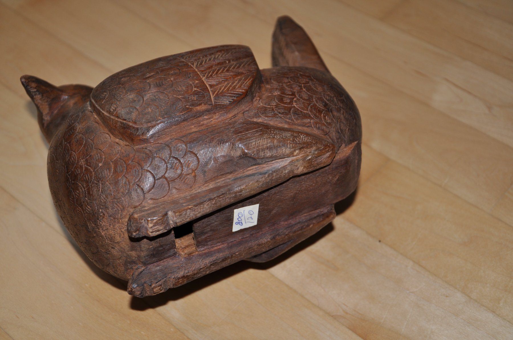 Statuette: Teakholztaube geschnitzt, Handarbeit – Usato da Balterswil venduto da Jolie6 1