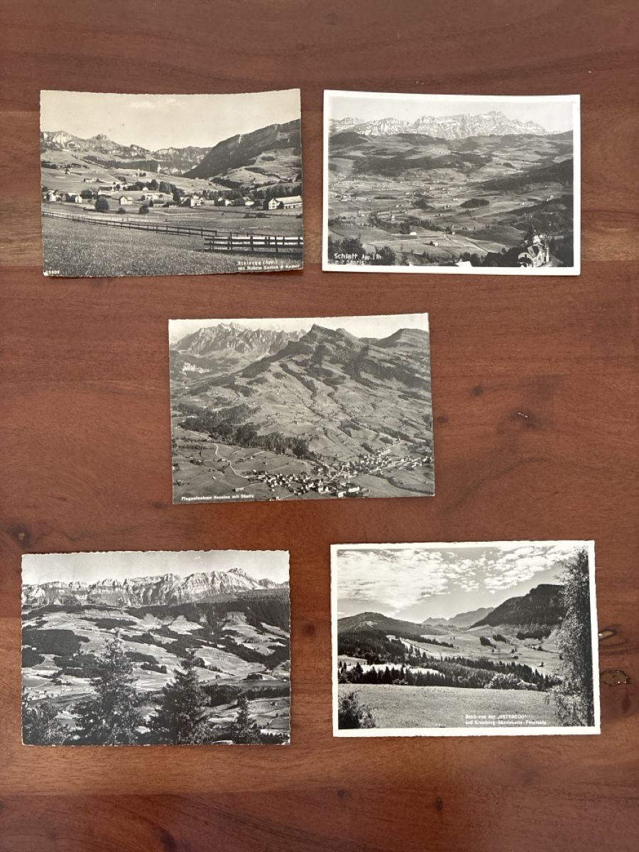 Ansichtskarten: 10 Ansichtskarten Schweiz Panorama Kt. Appenzell  – Gebraucht aus Oftringen von Cla.vD.74 3