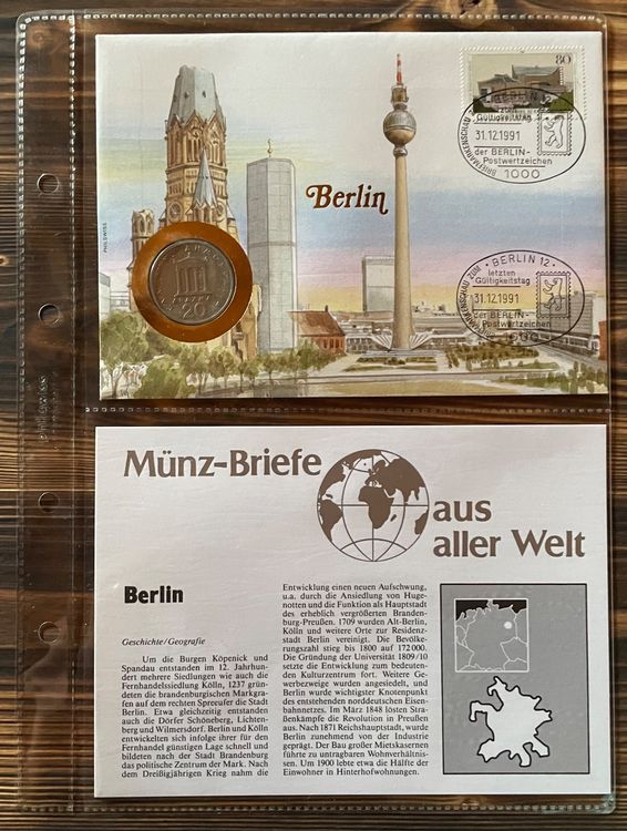 Numisbrief Berlin Mit M Nze Und Briefmarke Kaufen Auf Ricardo